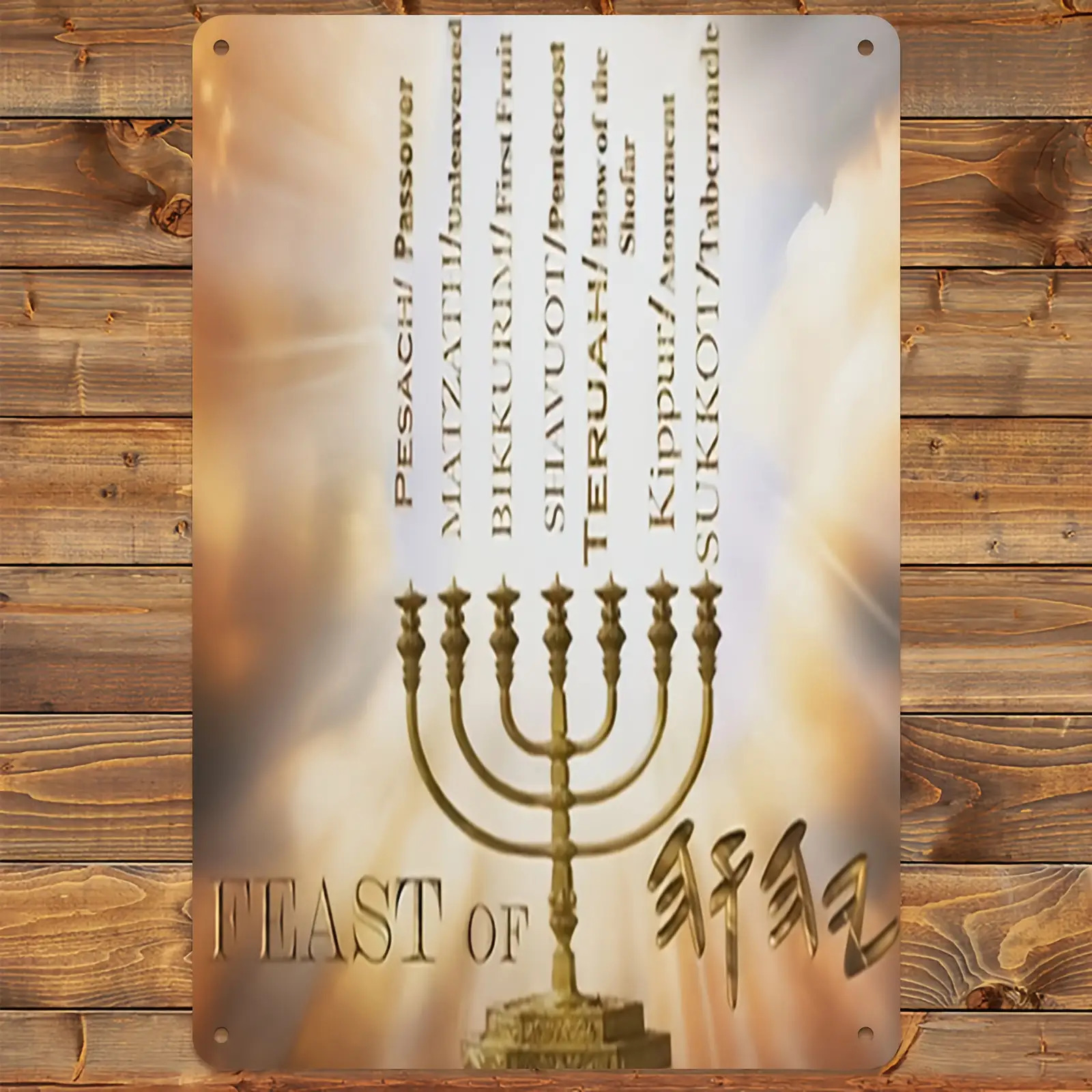 Home Decor Room - CIFBUYHebrew Star of David Aluminum Wall