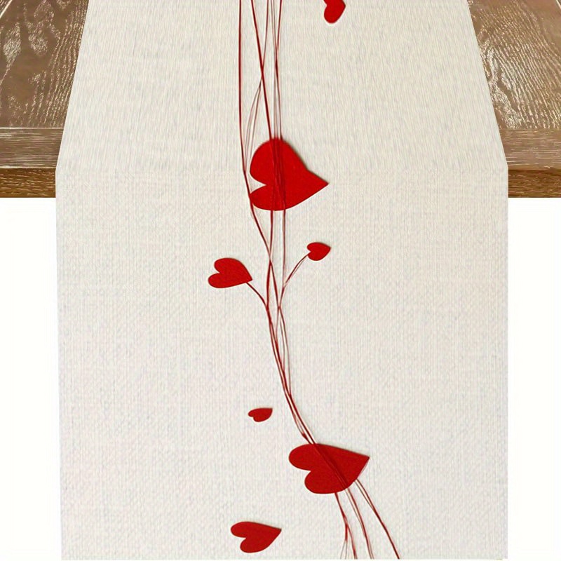 Home Decor Market - 1 Piece Valentine's Day Elegant Red