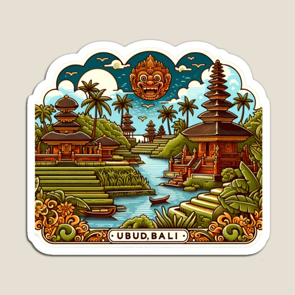 Home Decor Ubud - Ubud Bali Magnet Refrigerator Colorful Baby