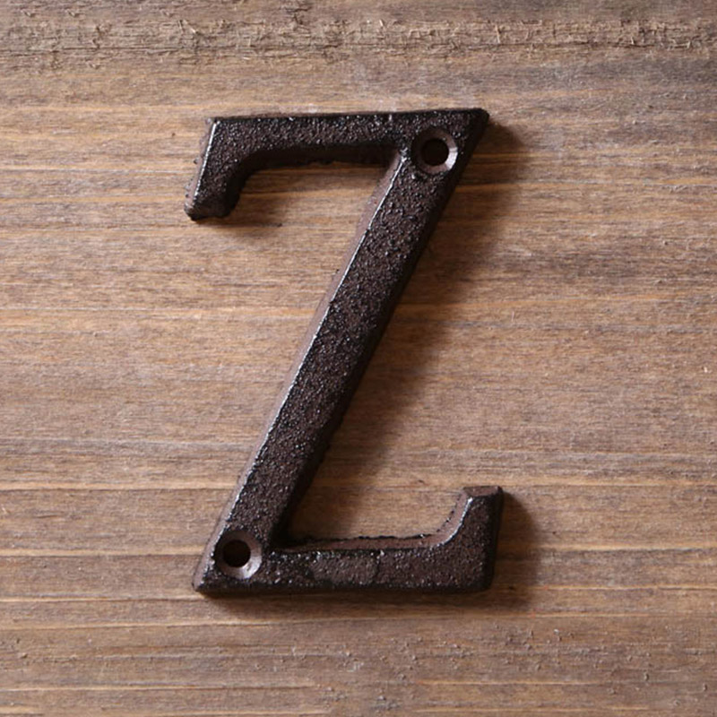 Home Decor Y2K - Metal Letters Numbers Cast Iron Decoration