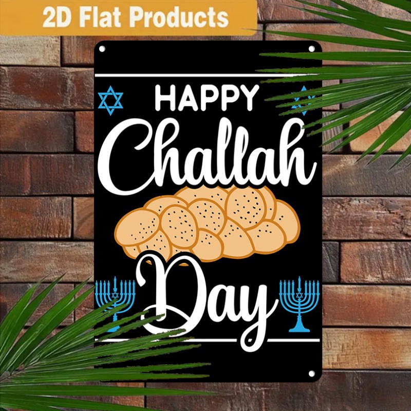 Home Decor In - CIFBUY Vintage Jewish Challah Menorah Aluminum