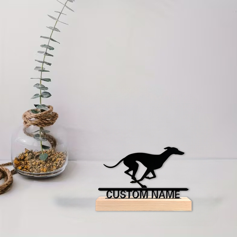 Dried Flower Bouquet - Collectible Figurines - Running Greyhound Dynamic