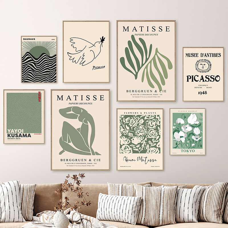Home Decor Market - Henri Matisse Picasso Posters Prints Flower