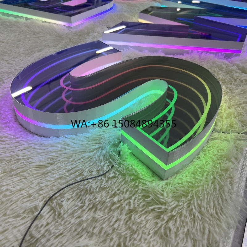 Neon Sign Led Custom - Neon 3D Custom RGB Effect Panel