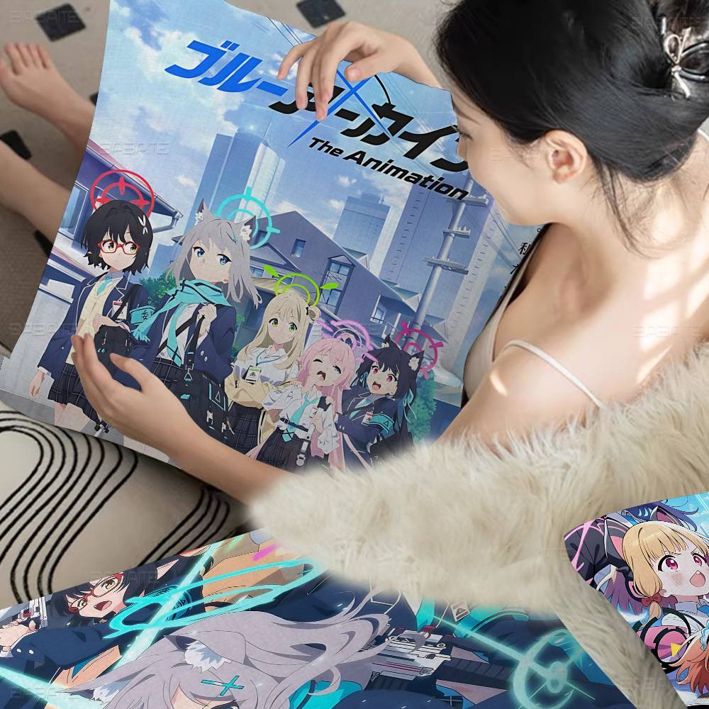 Home Decor Mobile Game - Popular Mobile Game B-Blue A-Archive Cushion