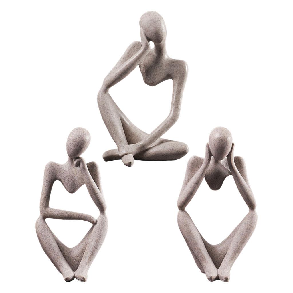 Abstract Sculpture Resin - Nordic Abstract Thinker Statue Resin Figurine