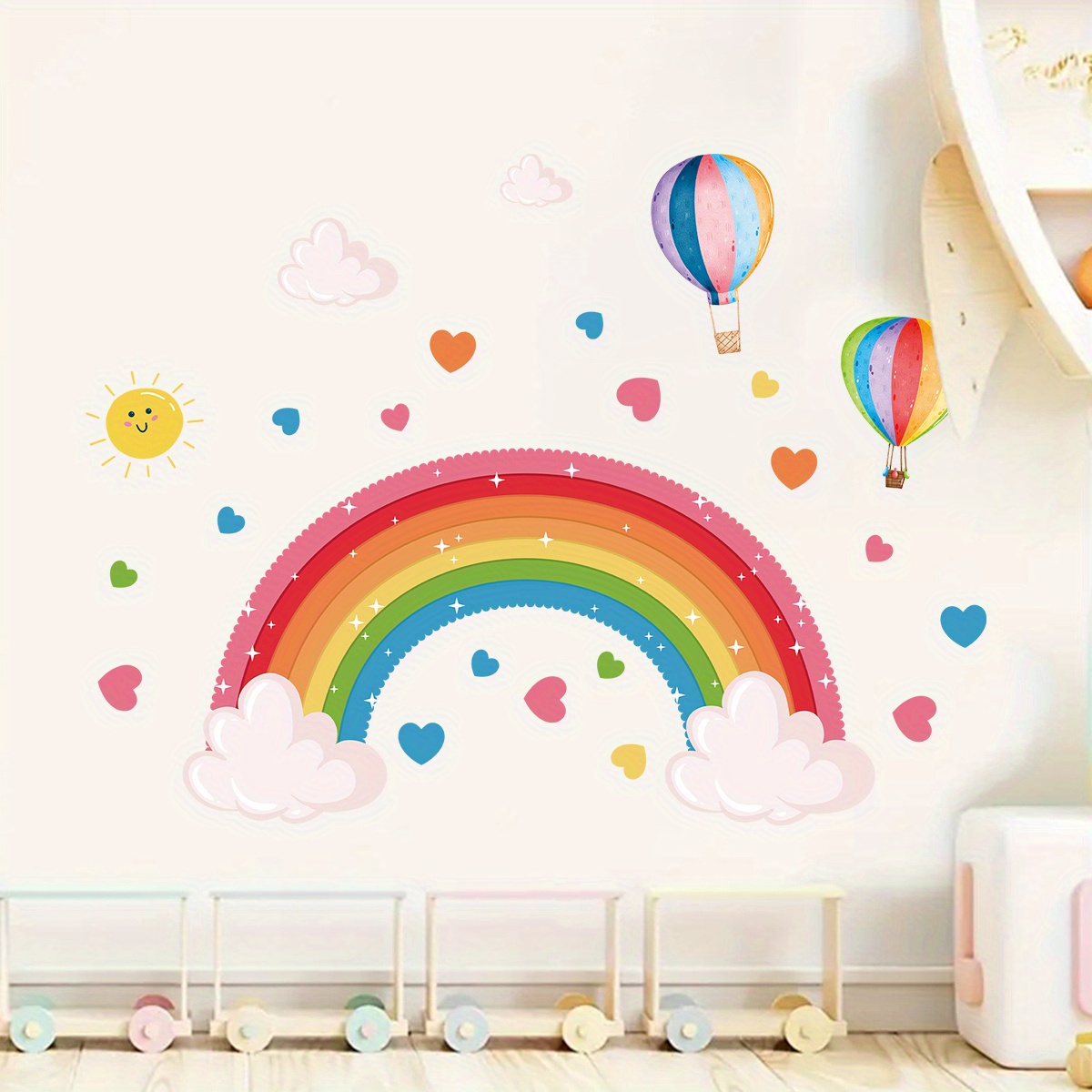 Cartoon Cute Rainbow Colorful  - огляд і ціна Home Decor Y2K