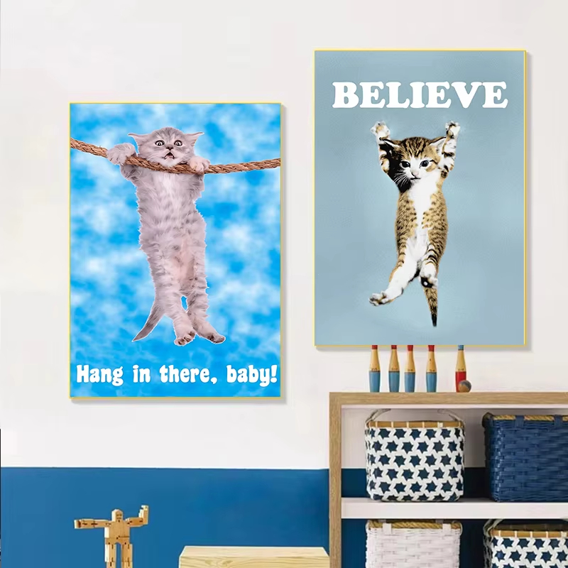Hang In There Baby Cute Cat Yo - огляд і ціна Home Decor Shop
