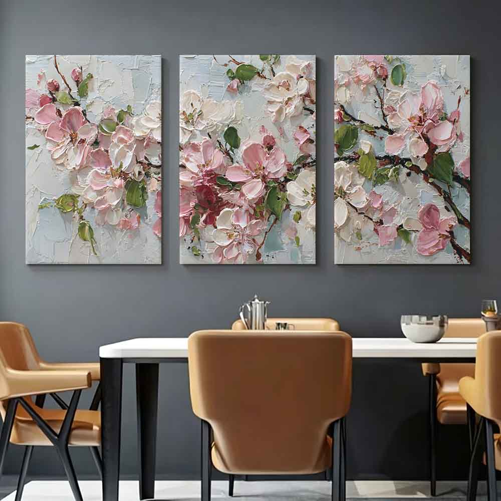 [2D Flat]3pcs 11.81*15.74in/30 - огляд і ціна Abstract Oil Painting