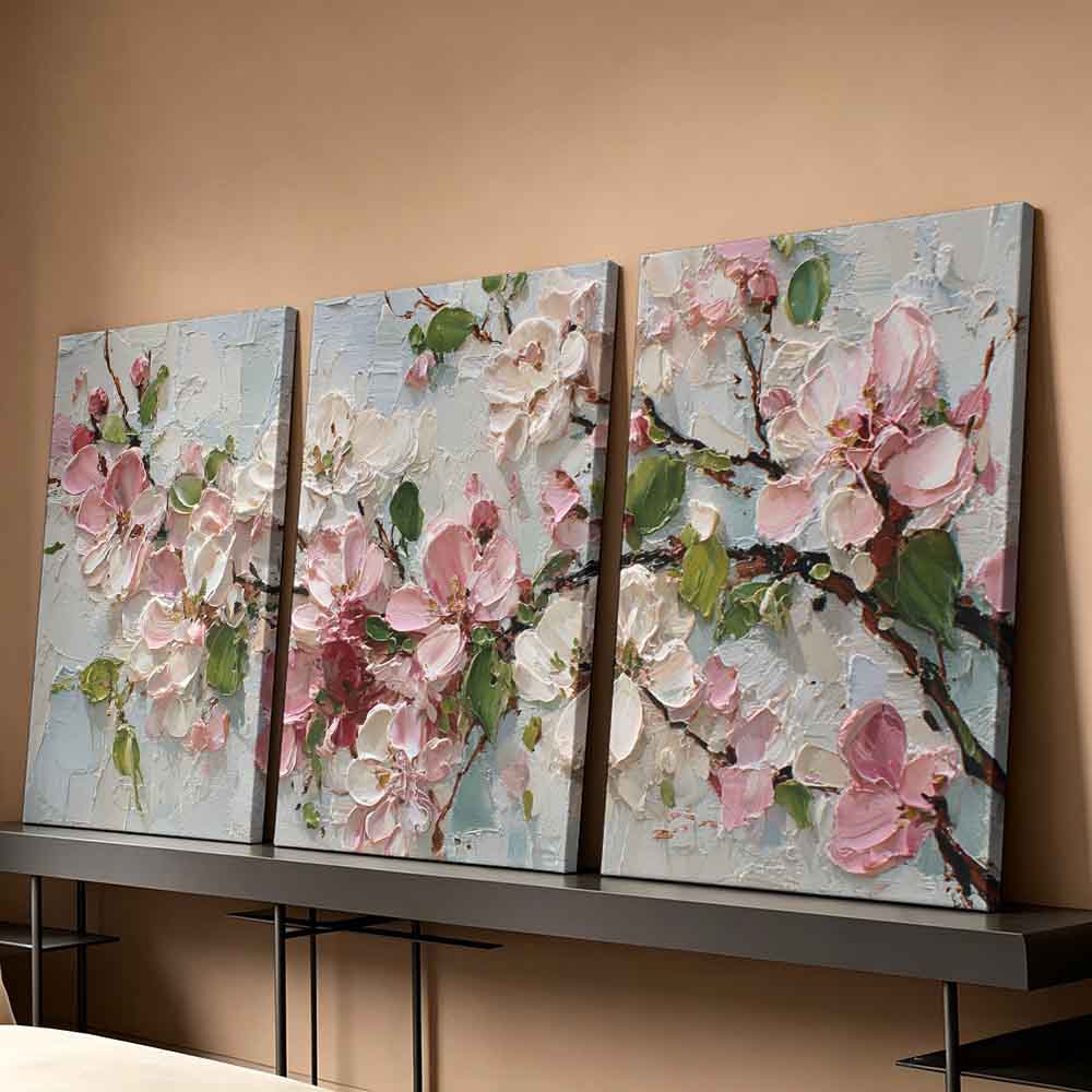 [2D Flat]3pcs 11.81*15.74in/30 - огляд і ціна Abstract Oil Painting