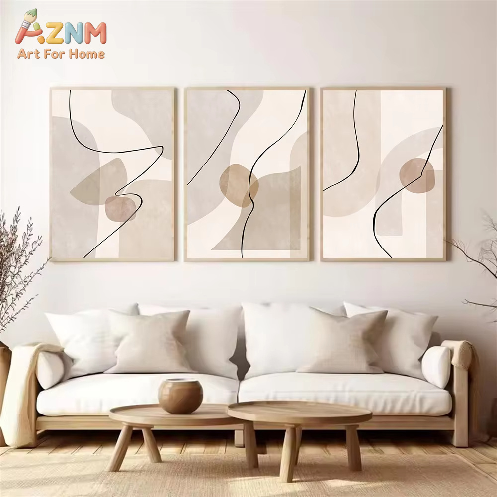 Abstract Beige Geometry Line W - огляд і ціна Home Decor Interior