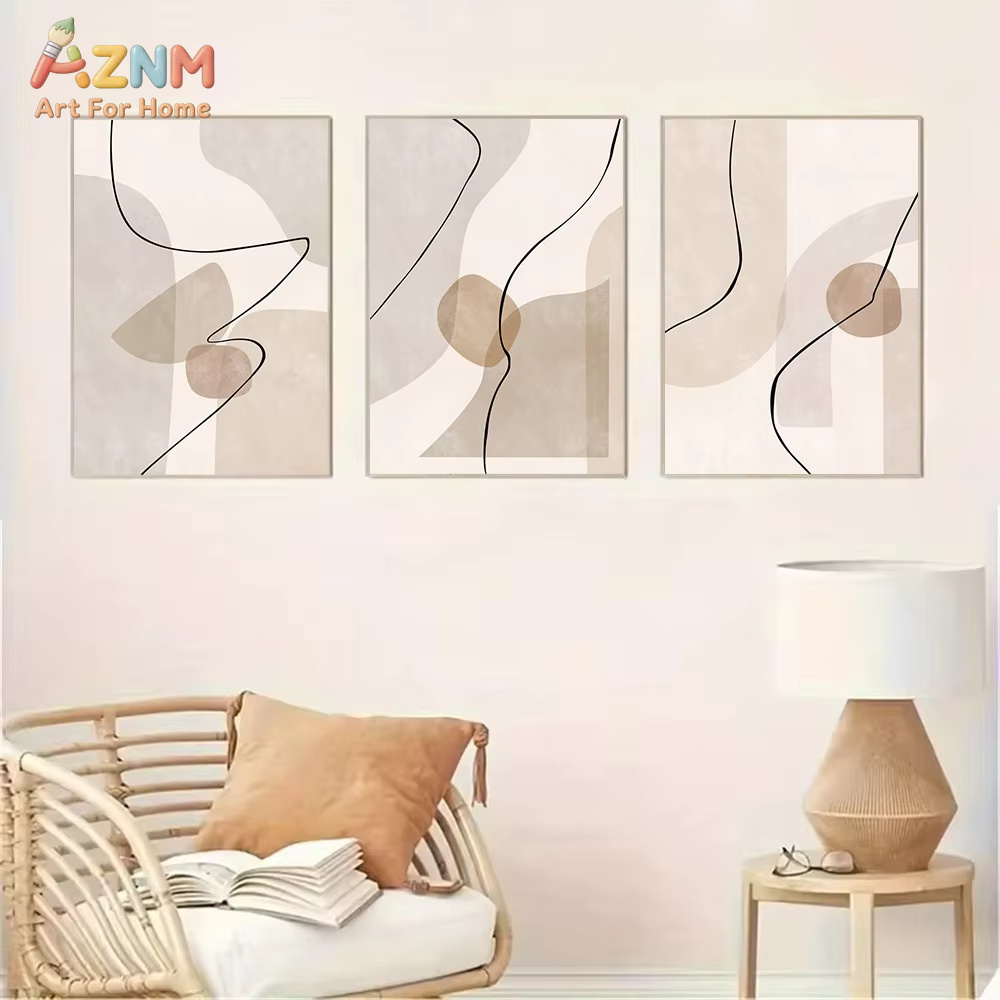 Abstract Beige Geometry Line W - огляд і ціна Home Decor Interior
