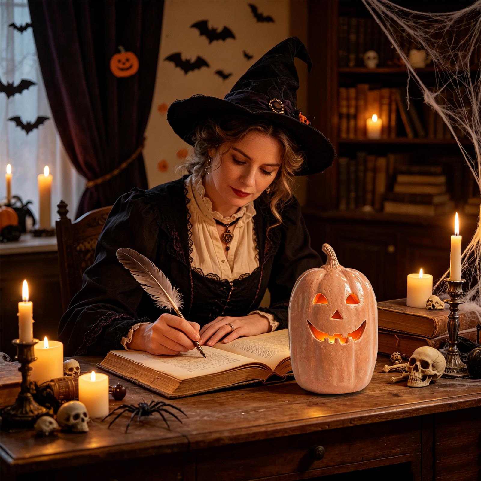 Spooky Pumpkin Lanterns Pumpki - огляд і ціна Home Decor Resin
