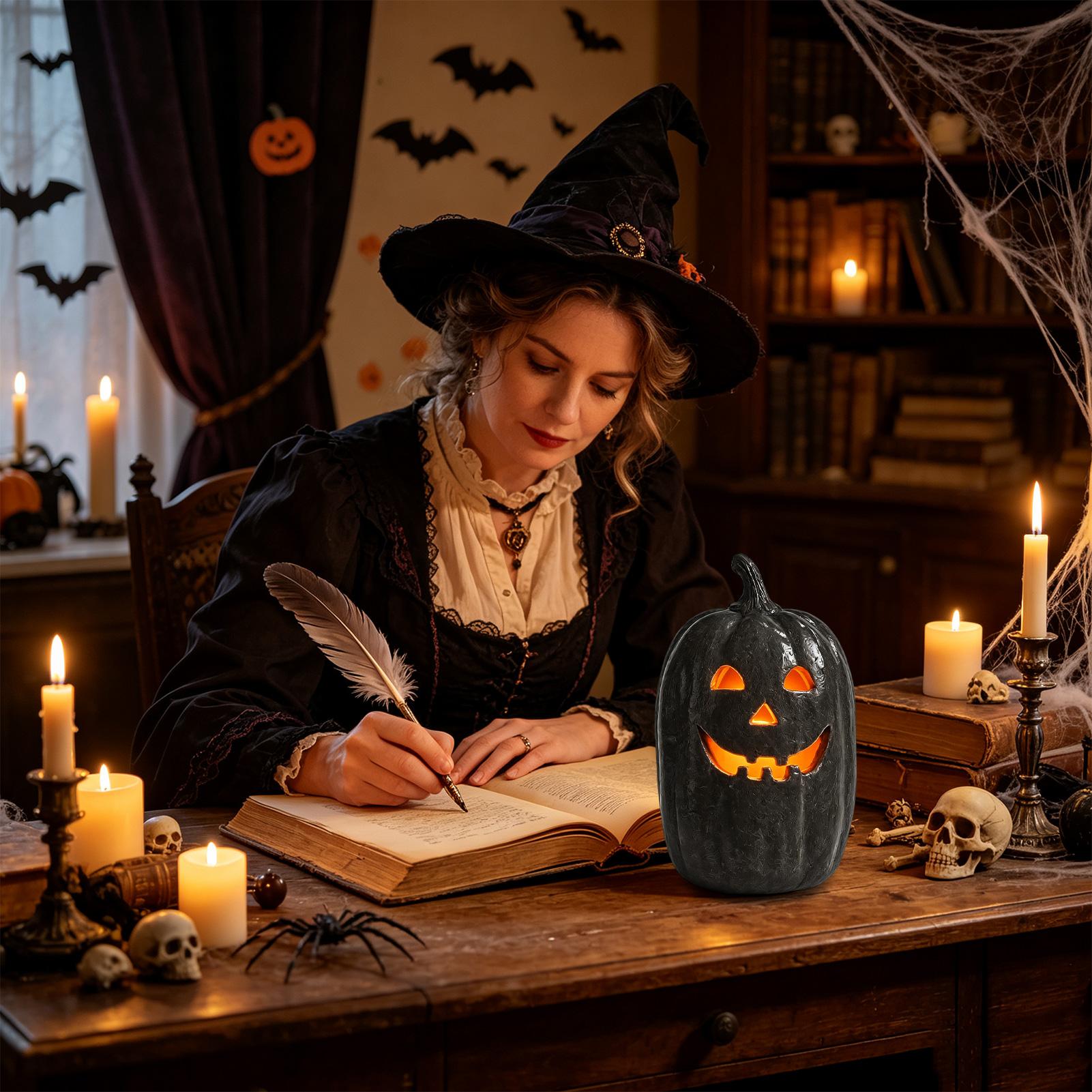 Spooky Pumpkin Lanterns Pumpki - огляд і ціна Home Decor Resin