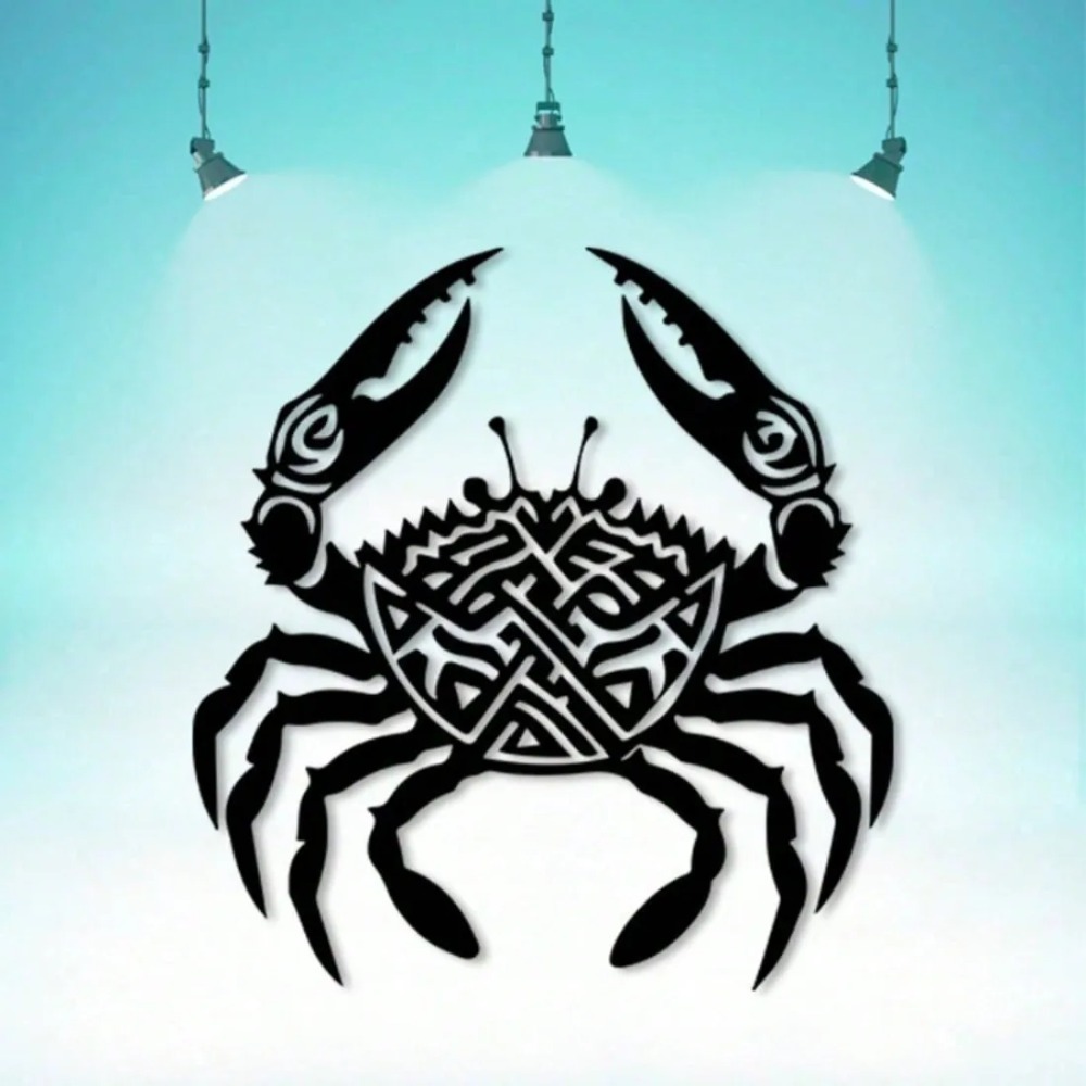 Crab Metal Wall Decor Tribal P - огляд і ціна Home Decor Nautical