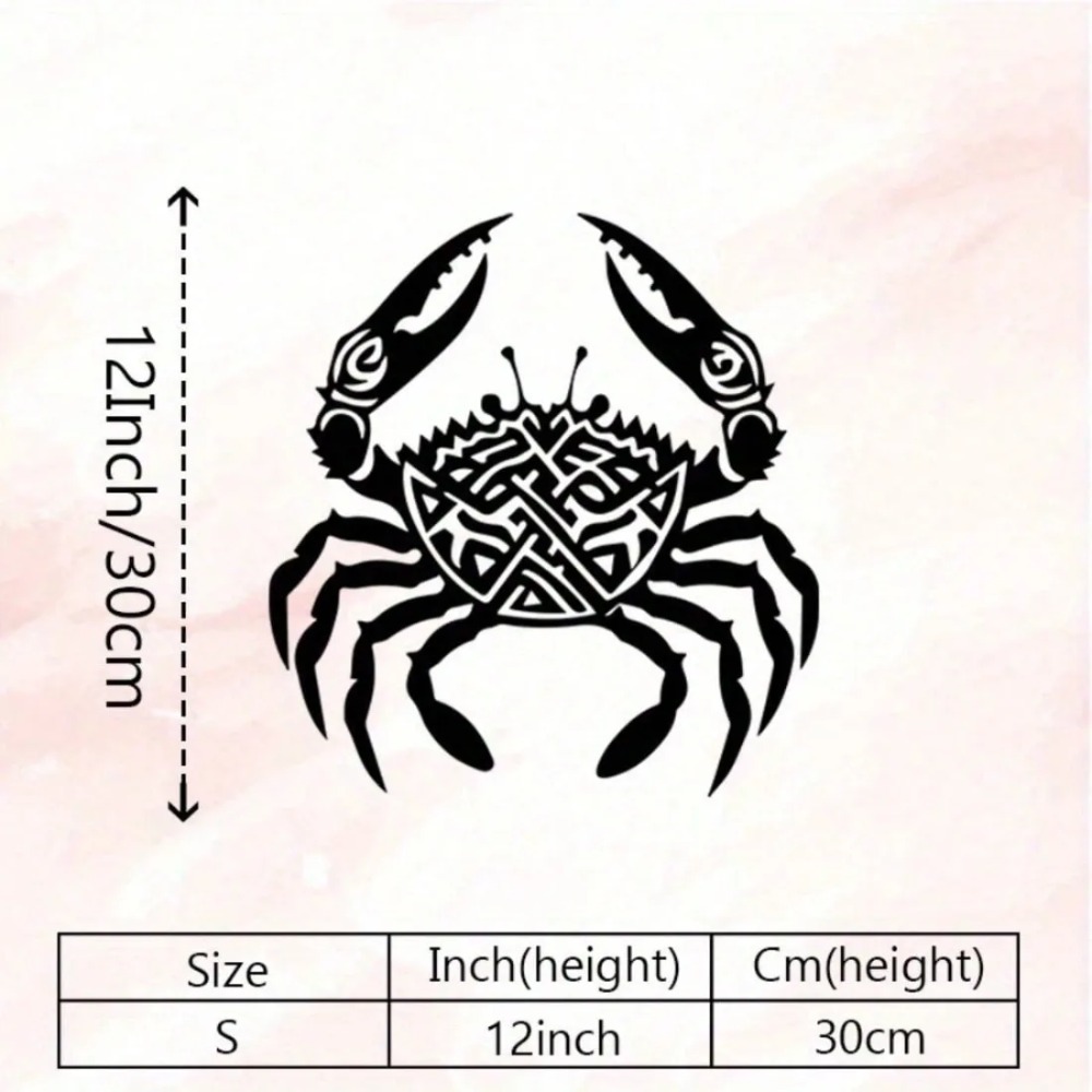 Crab Metal Wall Decor Tribal P - огляд і ціна Home Decor Nautical