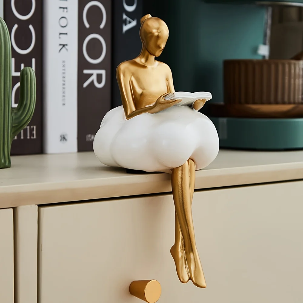 Cloud Girl Sculpture Abstract  - огляд і ціна Home Decor Y2K