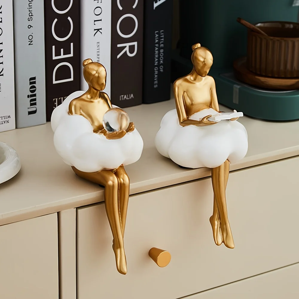 Cloud Girl Sculpture Abstract  - огляд і ціна Home Decor Y2K