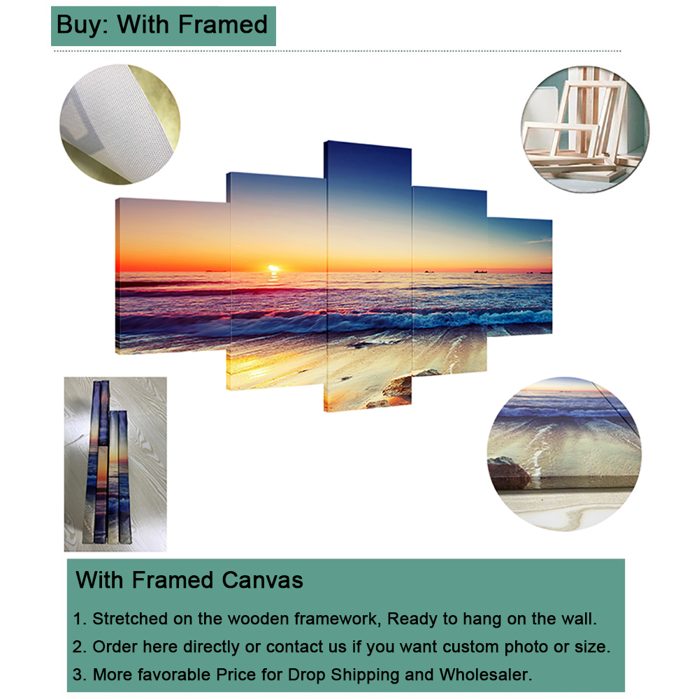 5 Pieces Canvas Wall Arts Post - огляд і ціна Home Decor Mobile Game