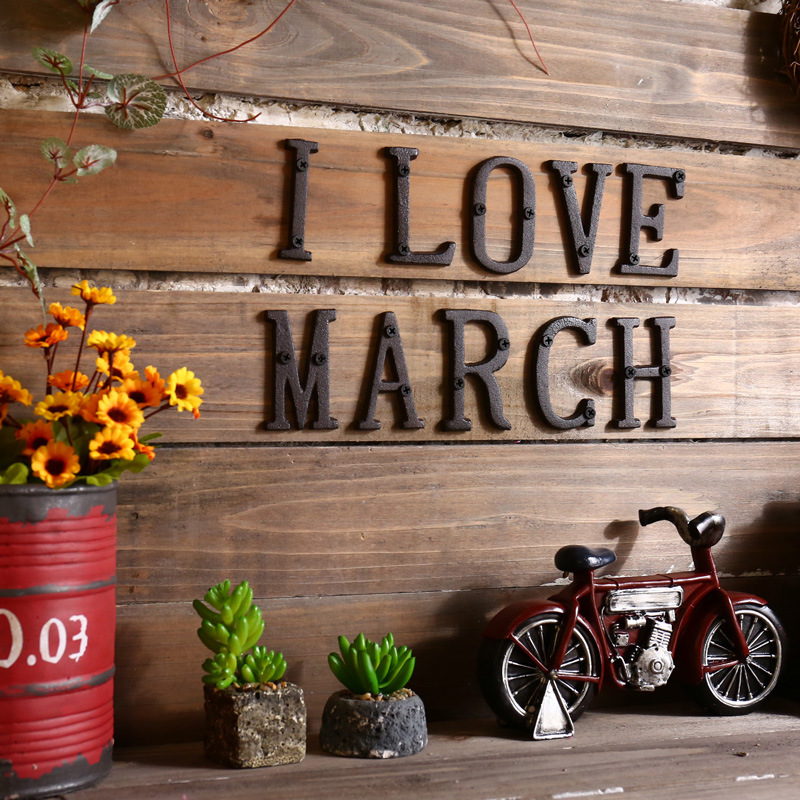 Metal Letters Numbers Cast Iro - огляд і ціна Home Decor Y2K