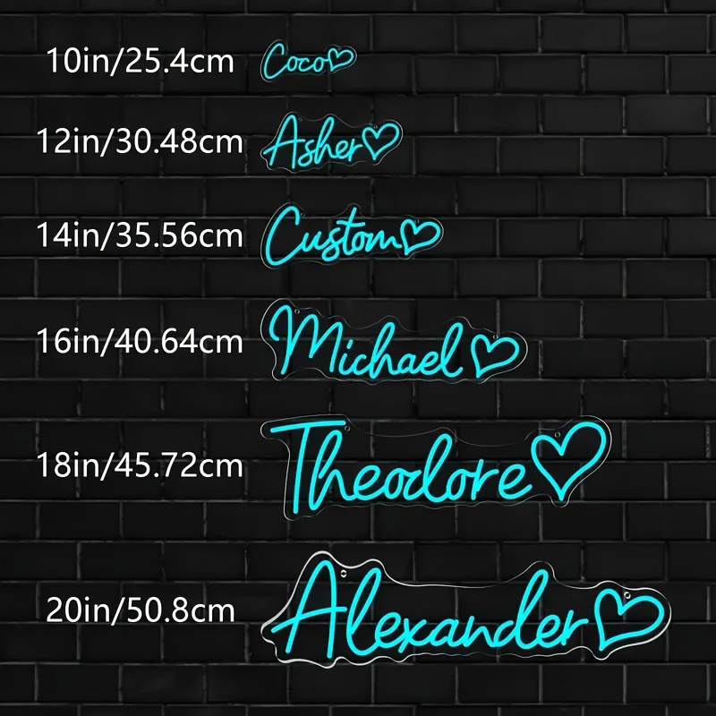 Custom LED Personalized Neon S - огляд і ціна Neon Sign Led Custom