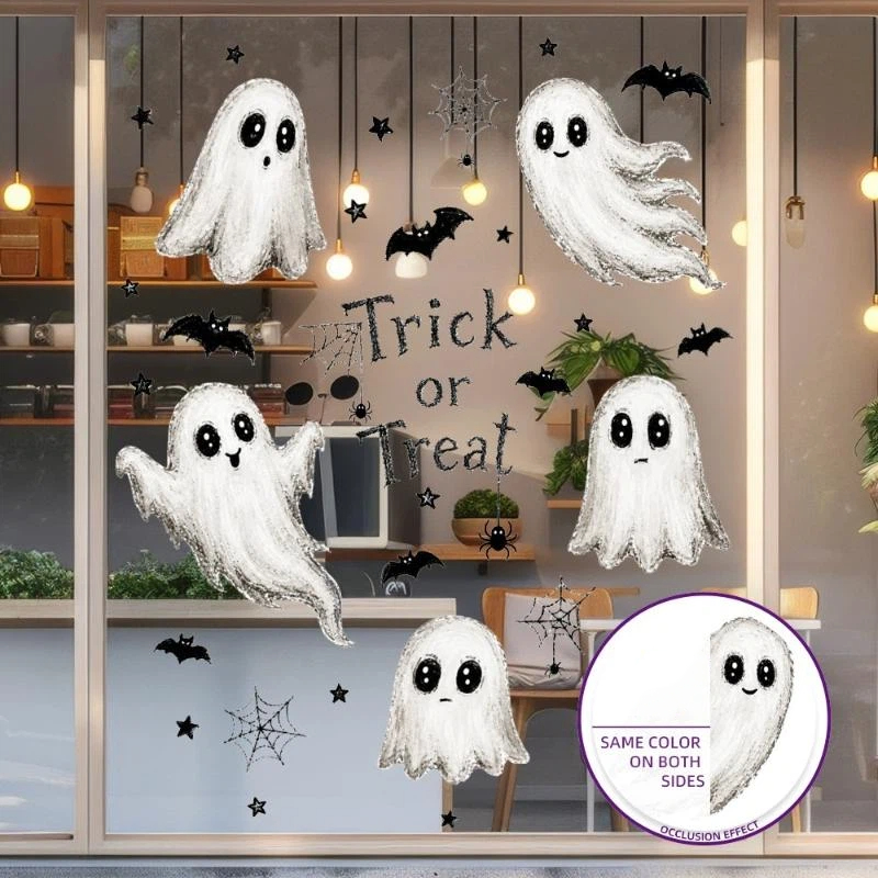 Halloween Window Clings Cute G - огляд і ціна Home Decor Shop