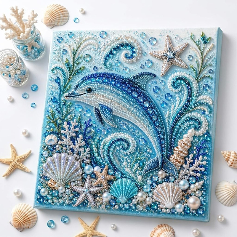 Ocean Theme Pearl Art DIY Kit  - огляд і ціна Home Decor Nautical