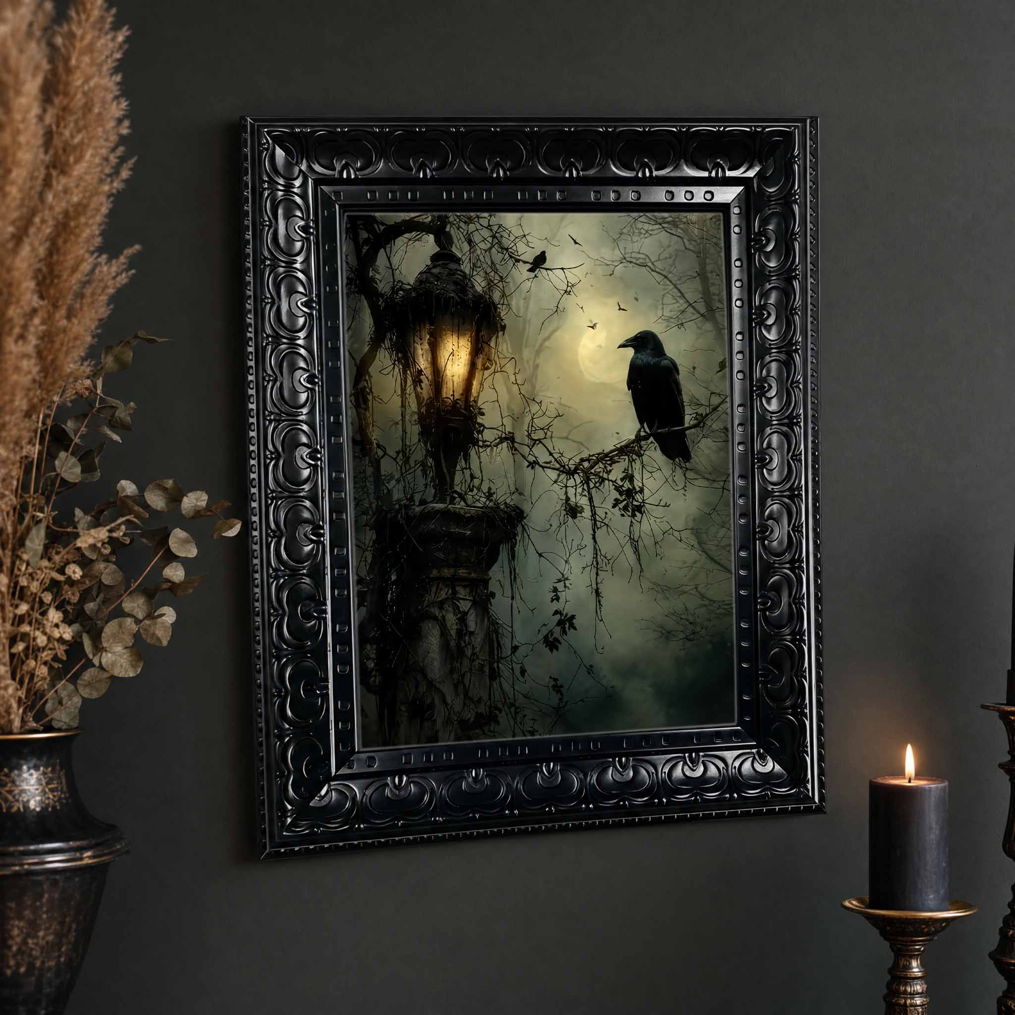 Halloween Wall Art, Framed Can - огляд і ціна Abstract Oil Painting