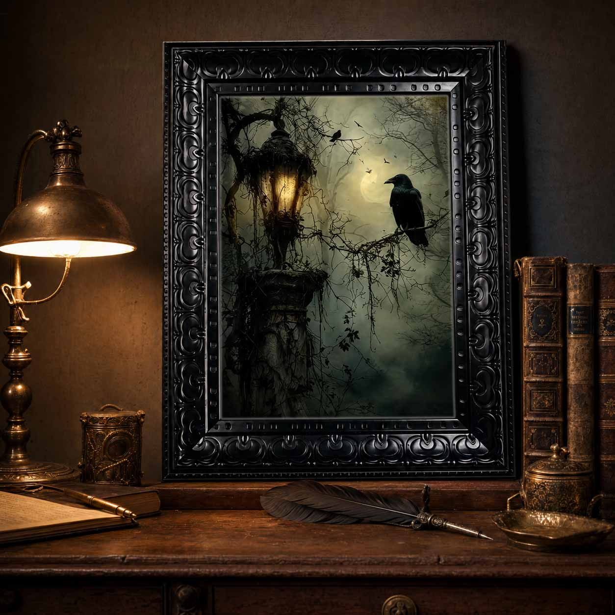 Halloween Wall Art, Framed Can - огляд і ціна Abstract Oil Painting