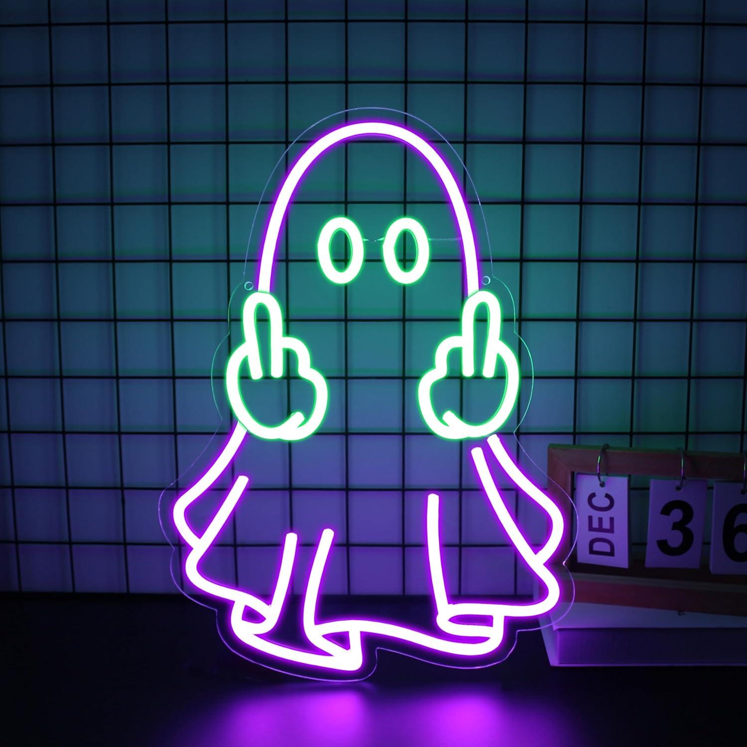 Ghost Neon Sign USB Powered LE - огляд і ціна Home Decor Shop