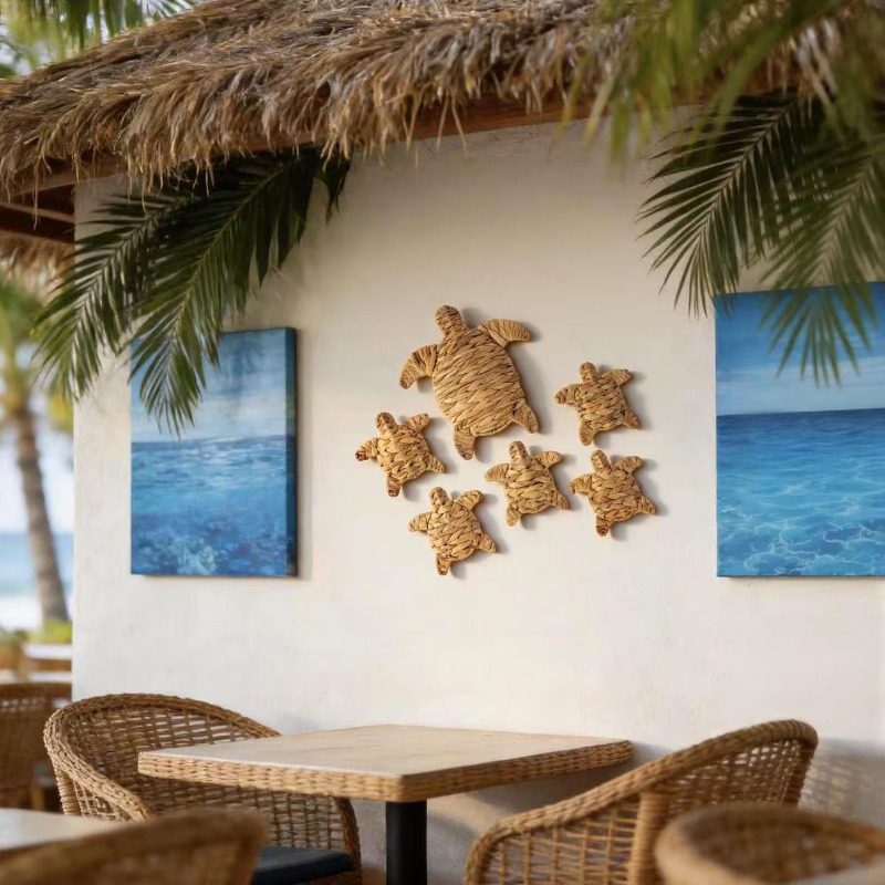 Handmade Crochet Turtle Wall H - огляд і ціна Home Decor Nautical