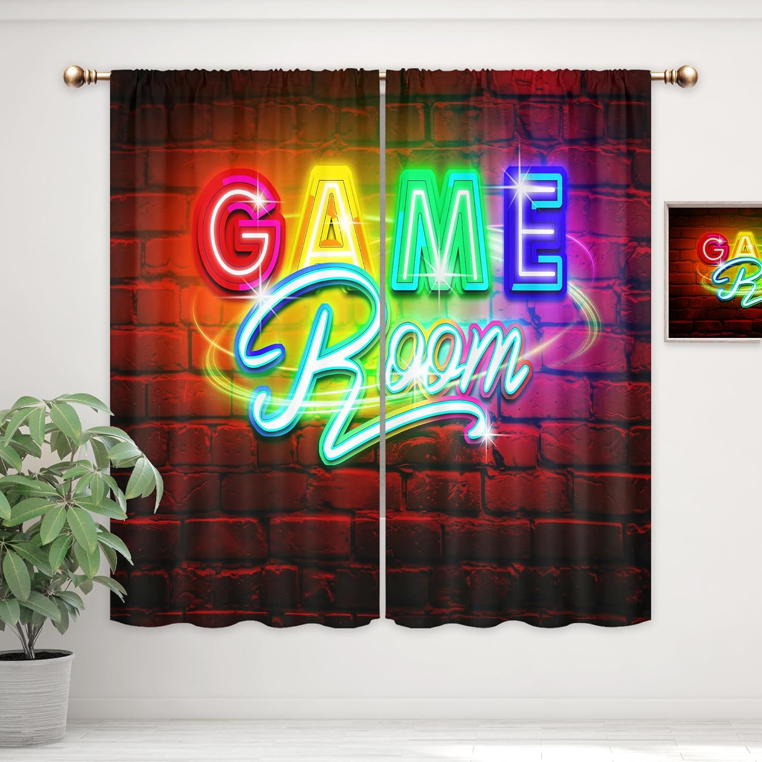 Neon Gaming Curtains, Rod Pock - огляд і ціна Home Decor Youtube Videos