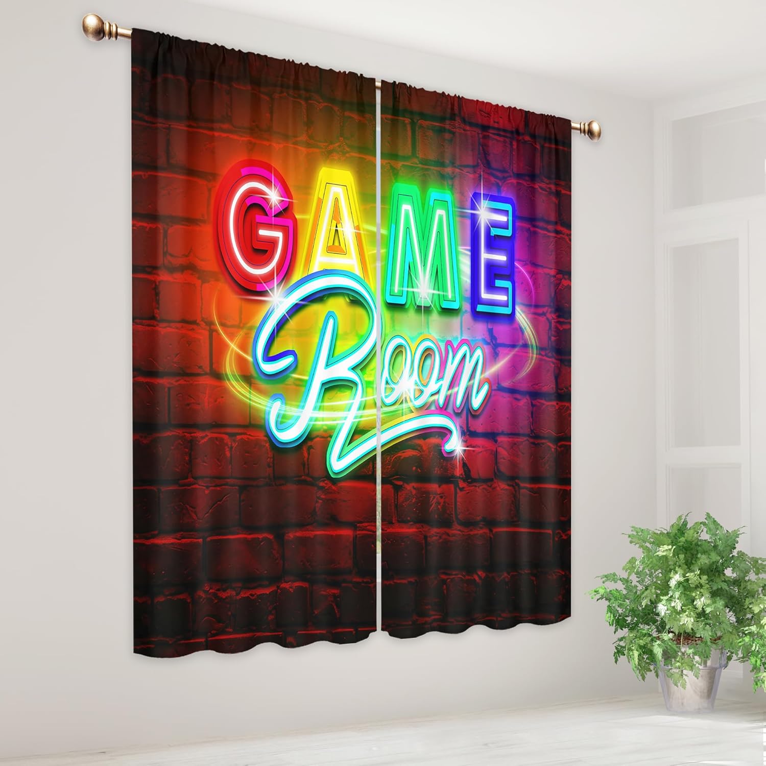 Neon Gaming Curtains, Rod Pock - огляд і ціна Home Decor Youtube Videos