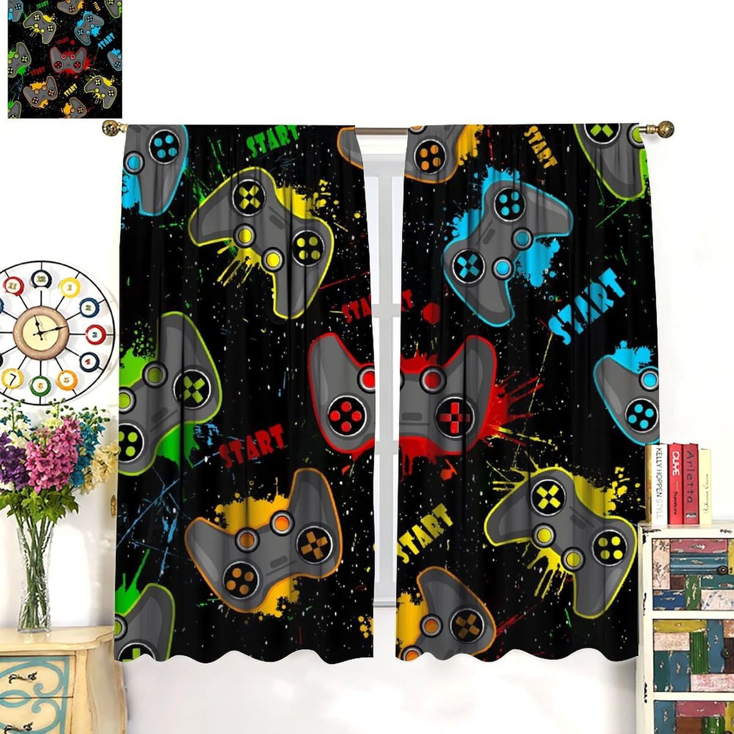 Kids Gaming Curtain for Bedroo - огляд і ціна Home Decor Youtube Videos