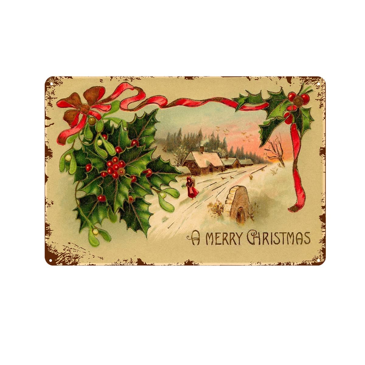 Vintage Metal Sign Cute Christ - огляд і ціна Home Decor Shop