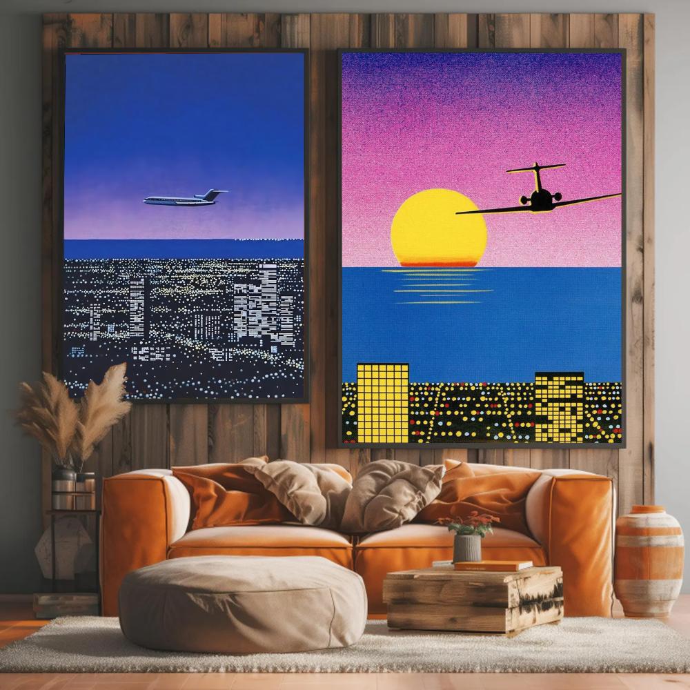 1pc frameless H-hiroshi Nagai  - огляд і ціна Abstract Oil Painting