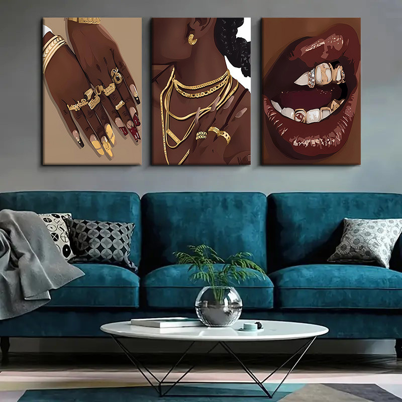 3pcs Framed Abstract Canvas Ar - огляд і ціна Abstract Oil Painting