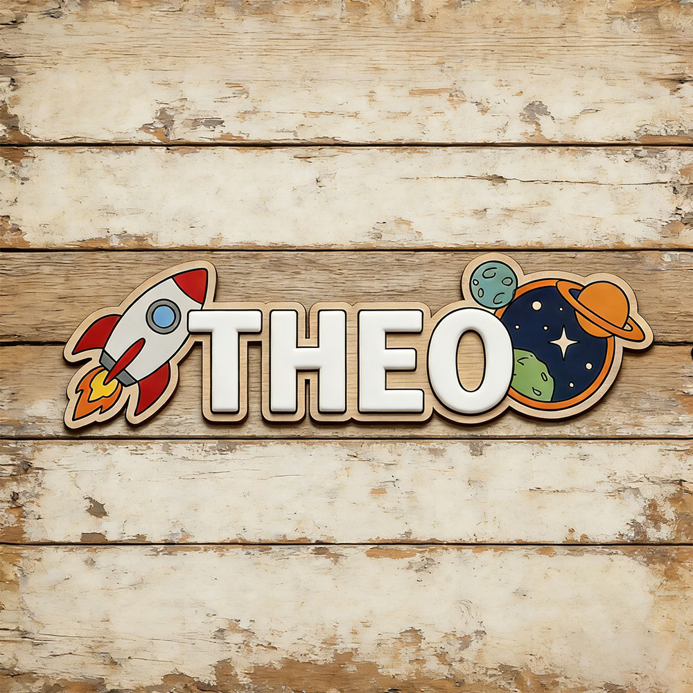 Personalized Space Rocket Name - огляд і ціна Home Decor Com