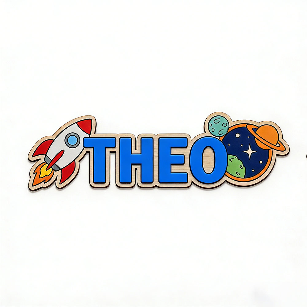Personalized Space Rocket Name - огляд і ціна Home Decor Com