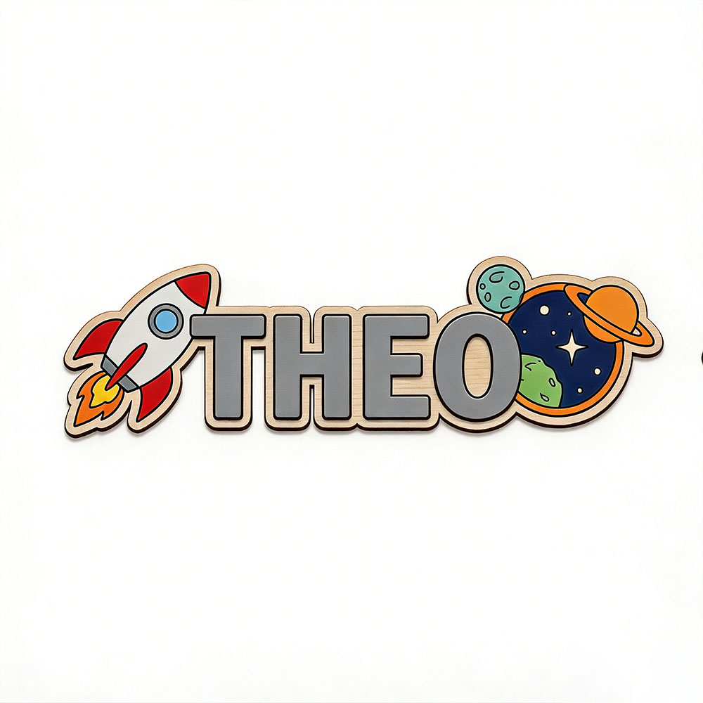 Personalized Space Rocket Name - огляд і ціна Home Decor Com