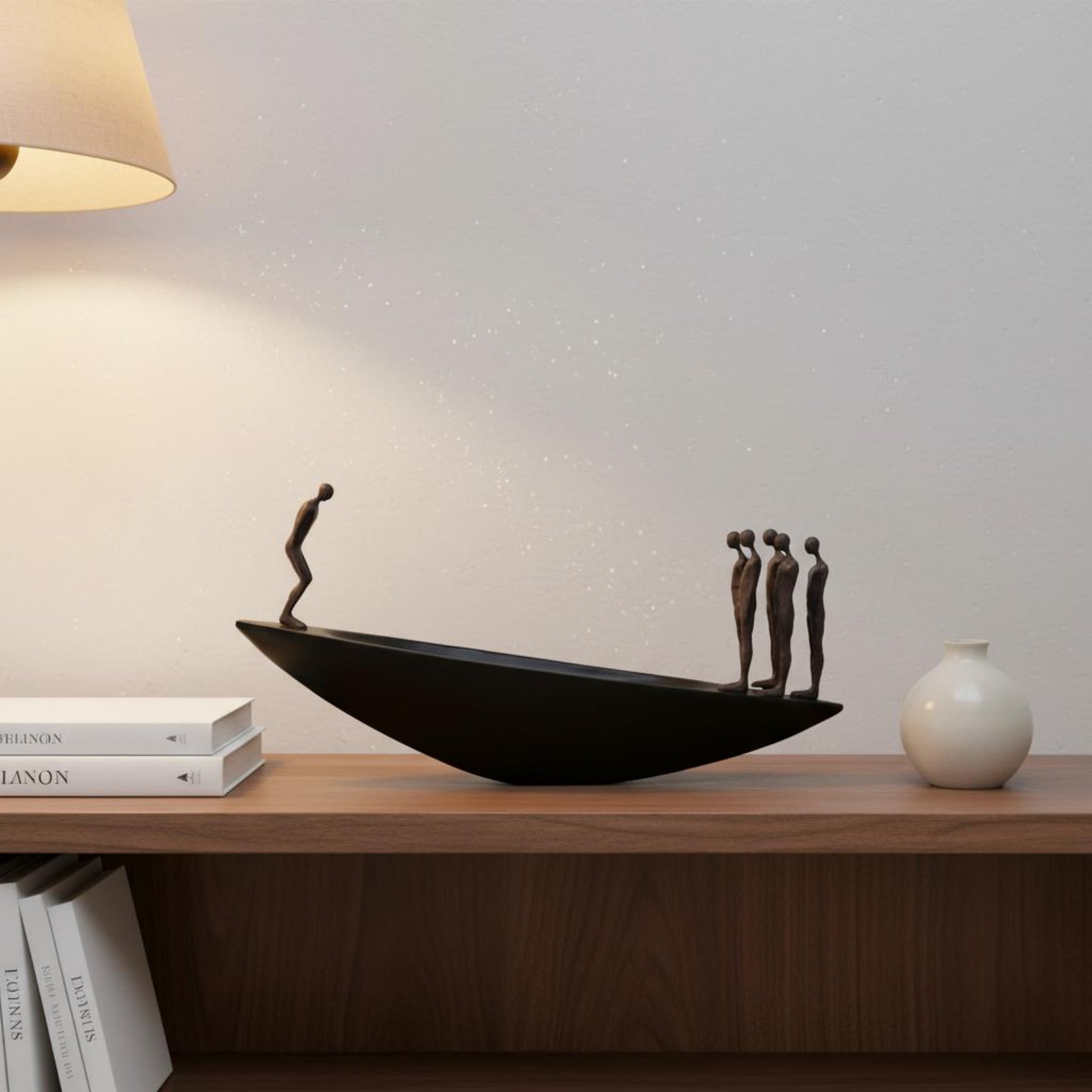 Modern Resin Sailboat Statue A - огляд і ціна Abstract Sculpture Resin