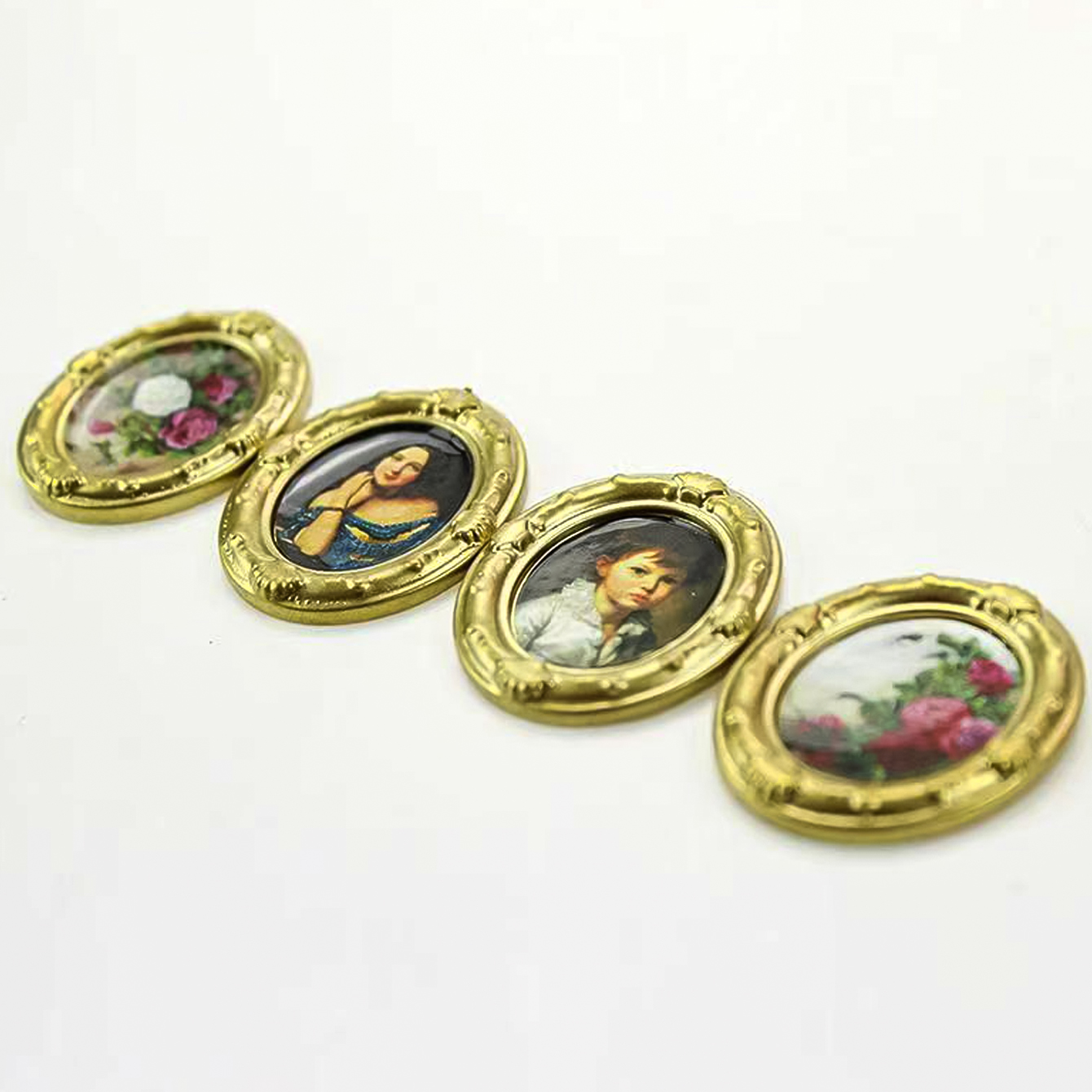 2 Pieces of Miniature Oil Pain - огляд і ціна Home Decor Resin