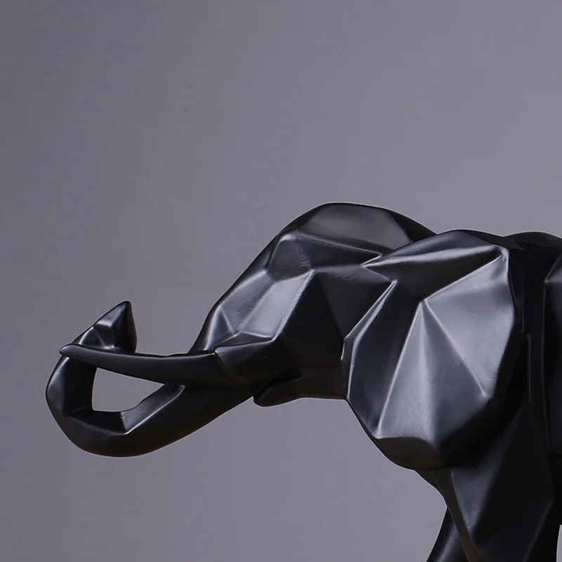 Creative Resin Black Elephant  - огляд і ціна Abstract Sculpture Resin