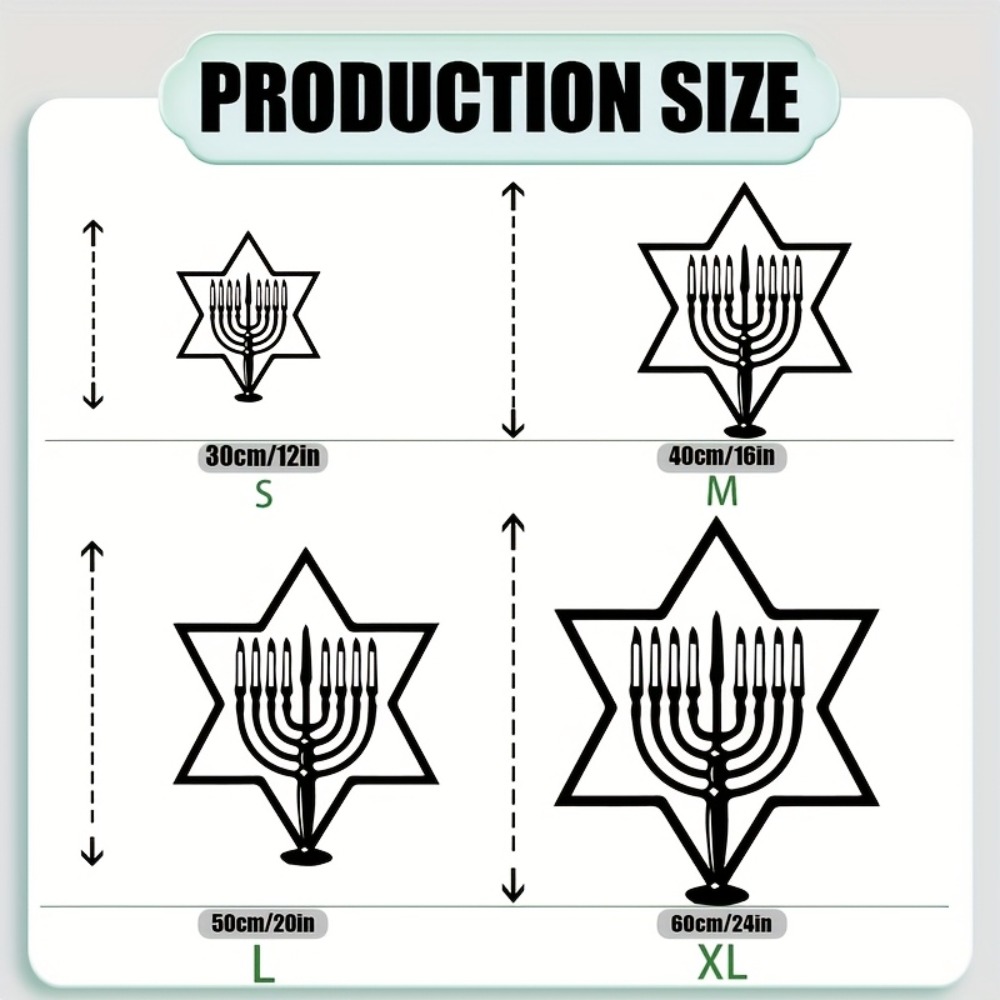 CIFBUY Metal Wall Art Menorah  - огляд і ціна Home Decor In