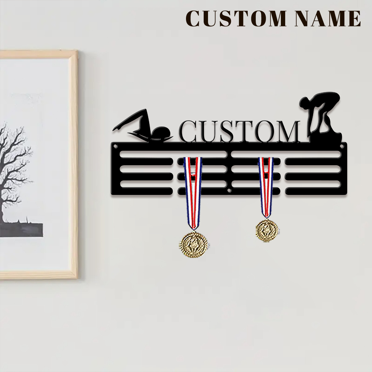 1pc Custom Swimming Metal Meda - огляд і ціна Home Decor Com