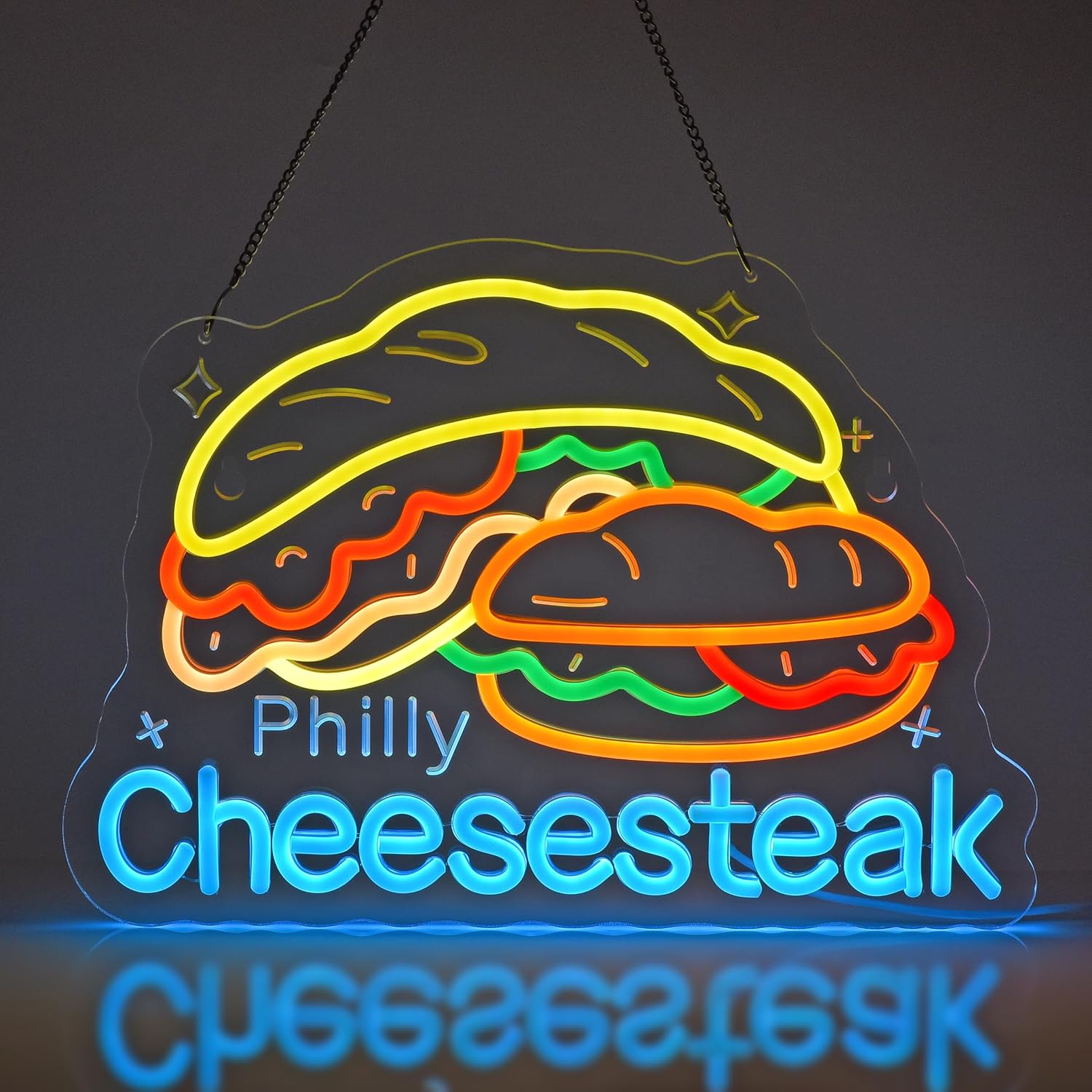 Philly Cheesesteak Neon Sign R - огляд і ціна Home Decor Market