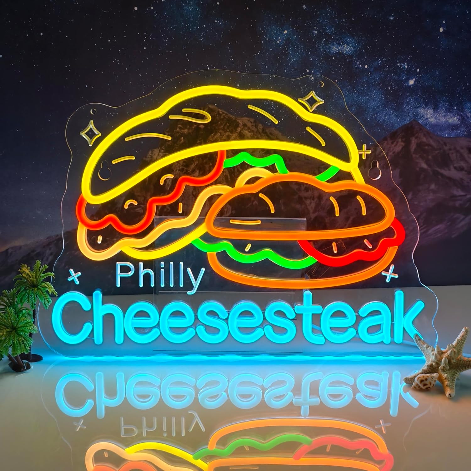 Philly Cheesesteak Neon Sign R - огляд і ціна Home Decor Market