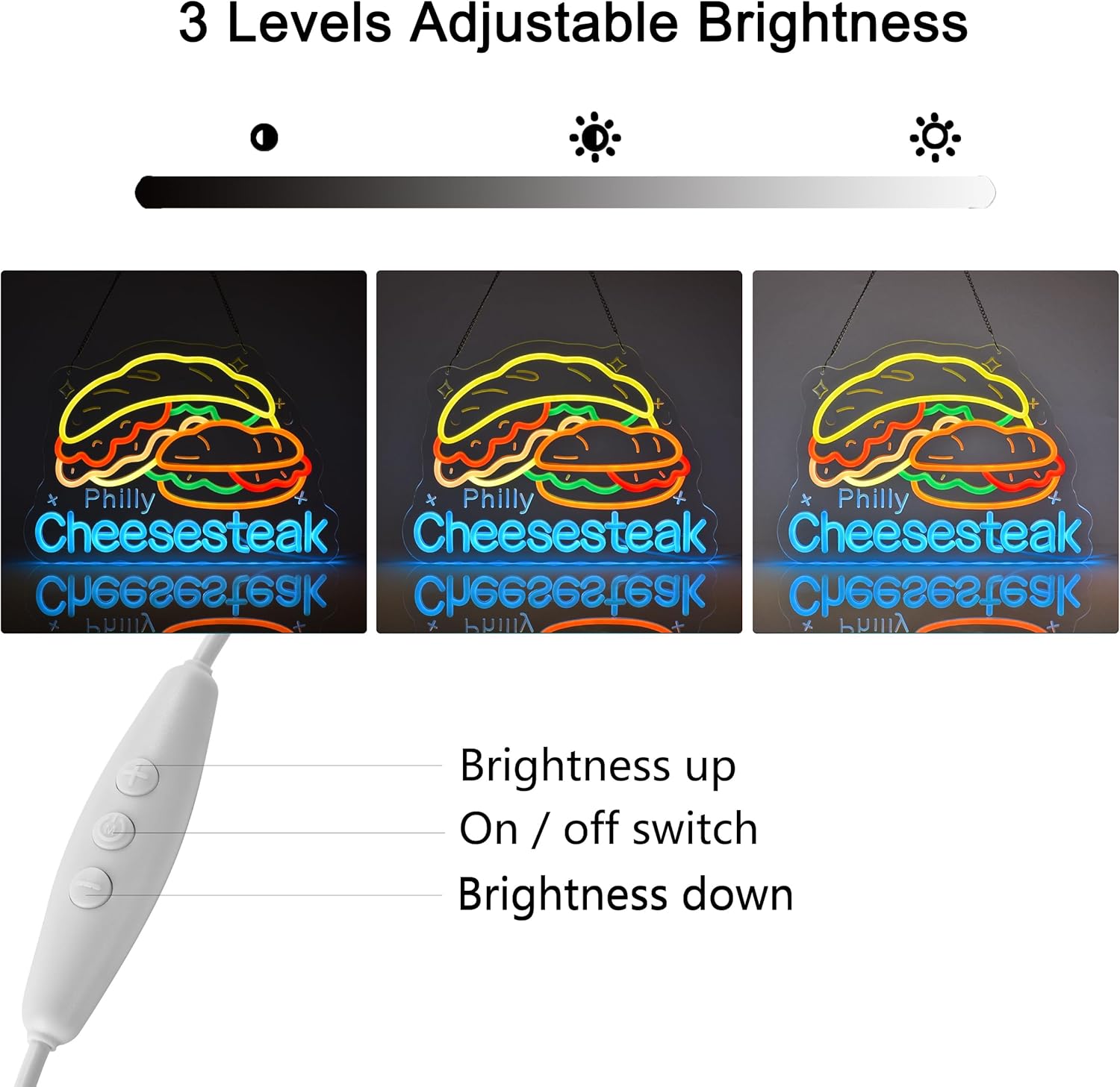 Philly Cheesesteak Neon Sign R - огляд і ціна Home Decor Market