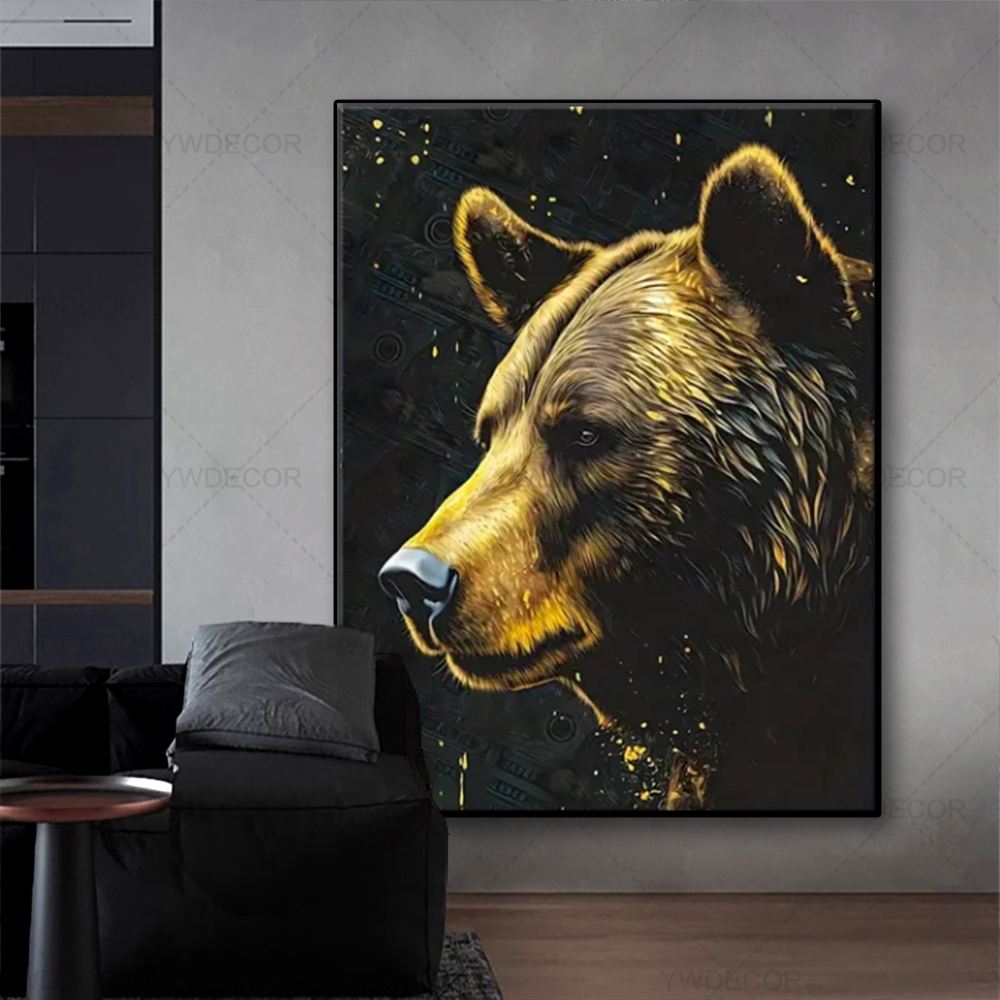 Bull and Bear Animals Painting - огляд і ціна Home Decor Market