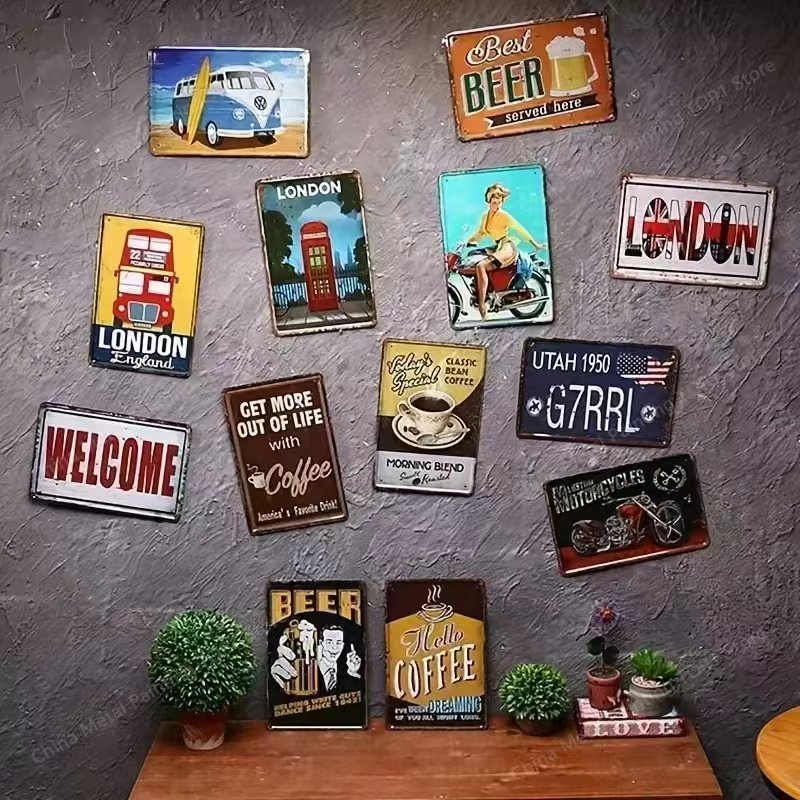 Neon Bar Signs Metal Tin Sign  - огляд і ціна Home Decor Market
